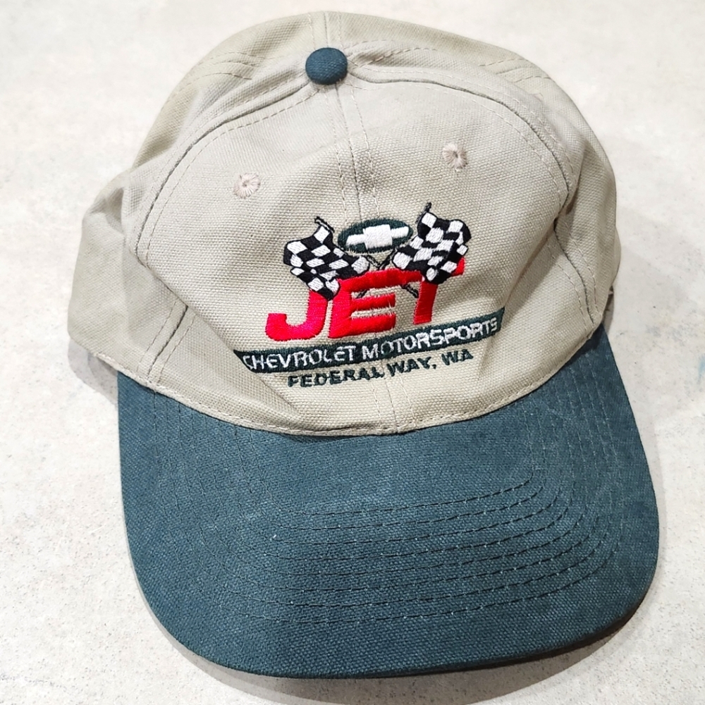 Jet Chevrolet Motorsports Hat Baseball Cap Snapback Vintage OS